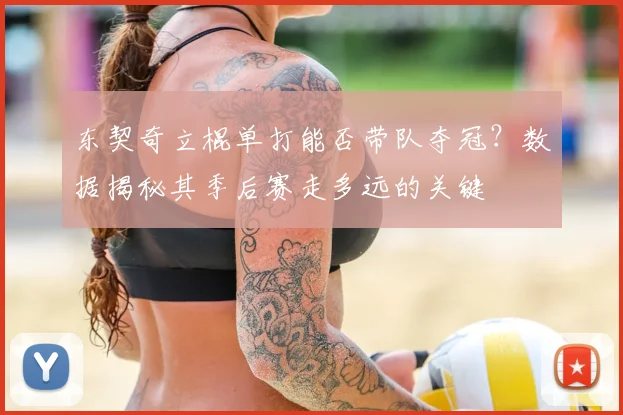 东契奇立棍单打能否带队夺冠？数据揭秘其季后赛走多远的关键